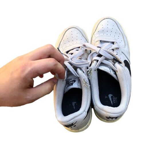 RARE 2017 Nike Air Force 1 GS 'Vast Grey' Size 7.5 - Picture 2 of 16